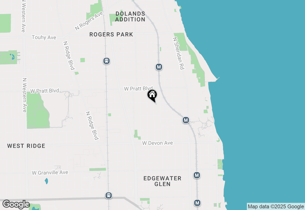 Map of 6648 N Newgard Avenue #2, Chicago, IL 60626