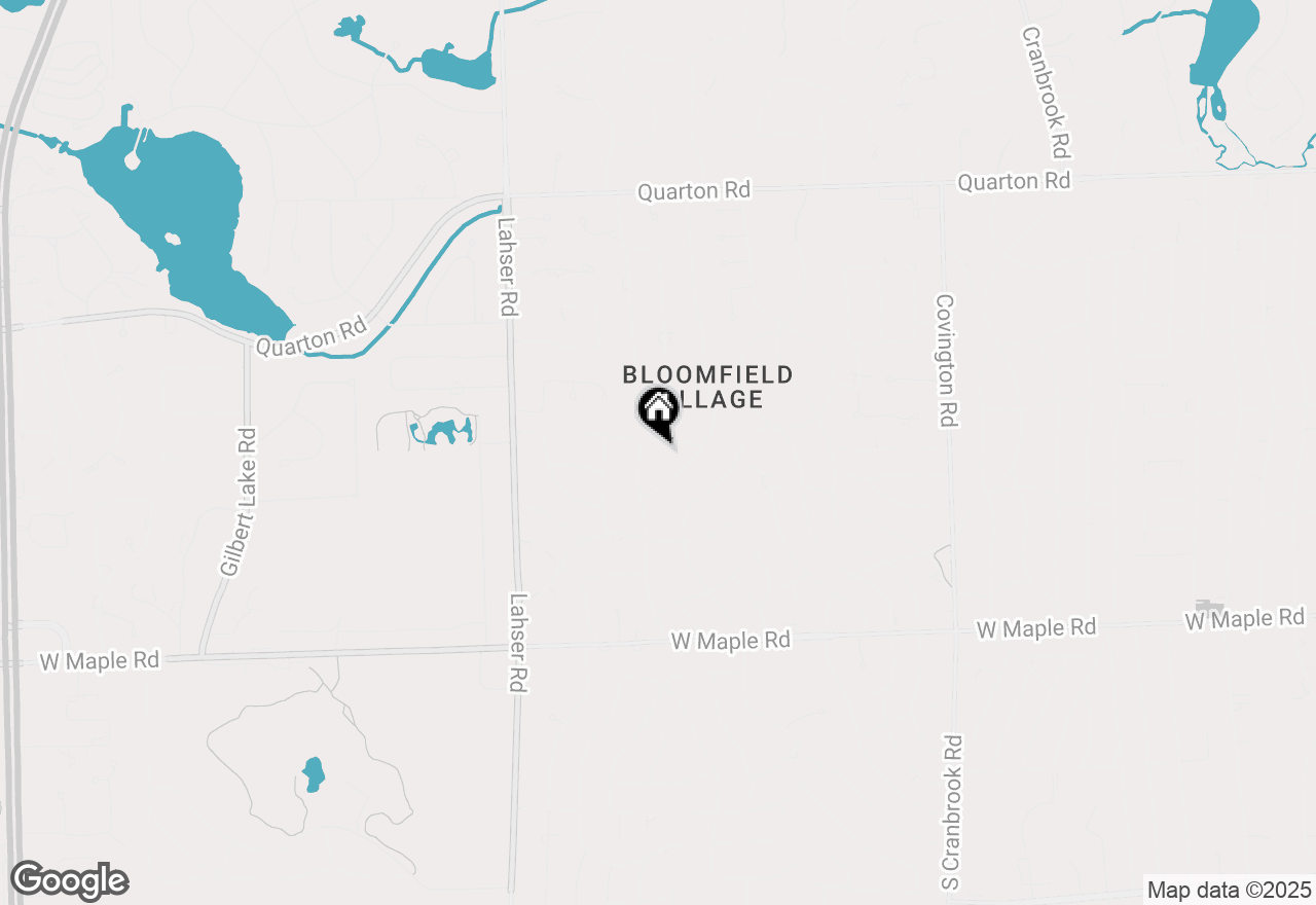 Map of 3365 Burning Bush Road, Bloomfield Hills, MI 48301