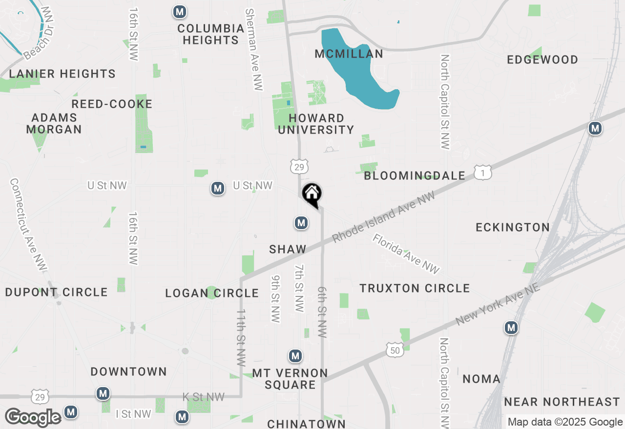 Map of 1827 Wiltberger Street Nw #406, Washington, DC 20001