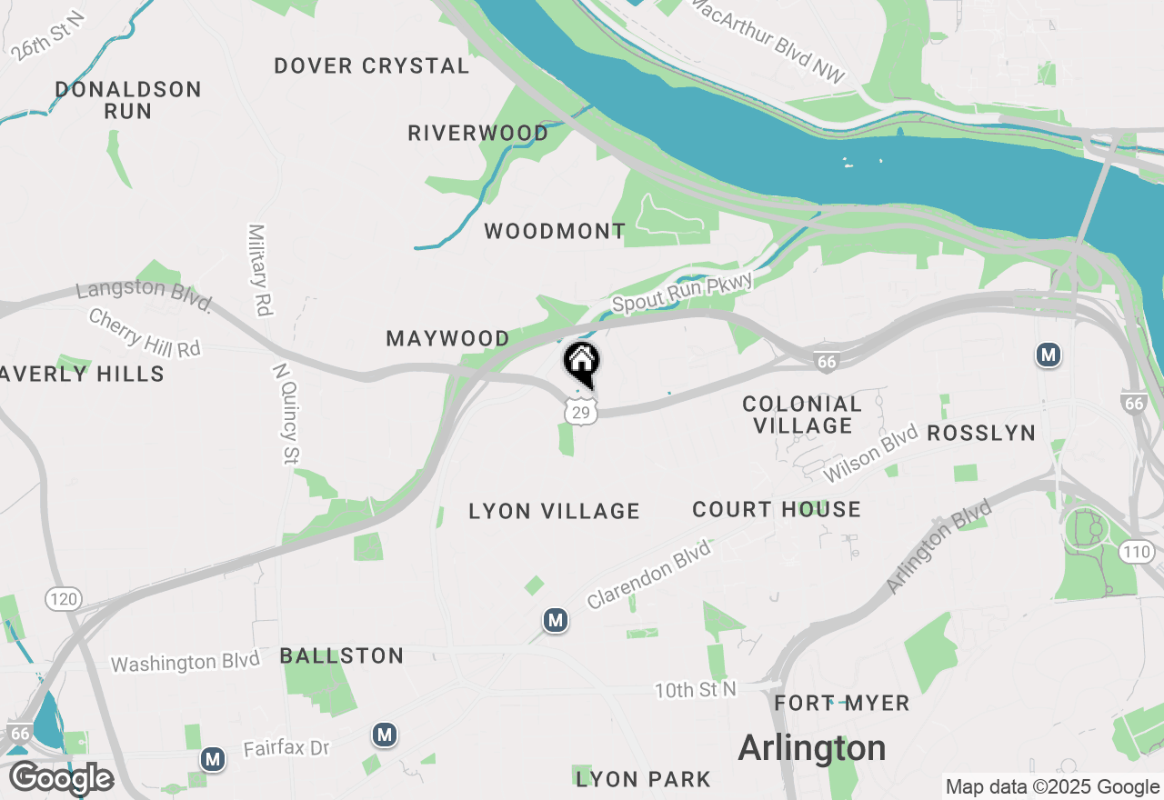 Map of 2801 Langston Boulevard #305, Arlington, VA 22201