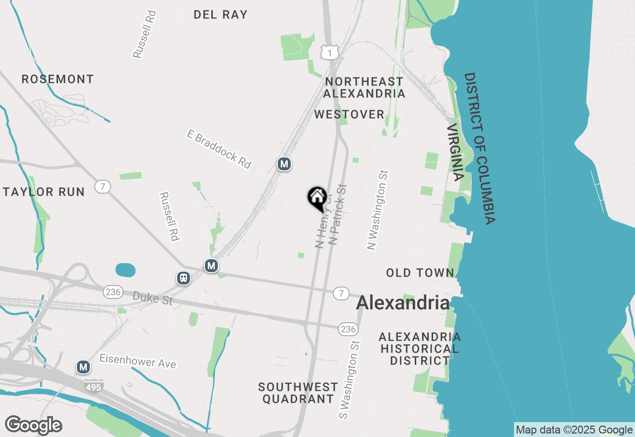 Map of 1111 Oronoco Street #326, Alexandria, VA 22314