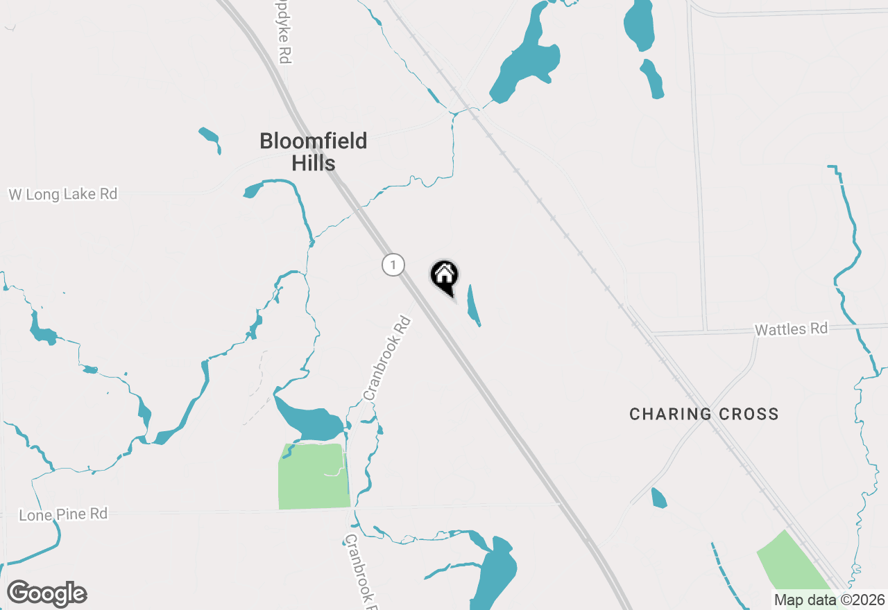 Map of 971 Stratford Lane #22, Bloomfield Hills, MI 48304