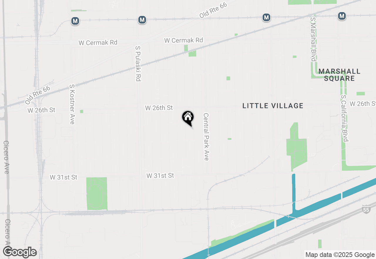 Map of 2718 S Lawndale Avenue, Chicago, IL 60623