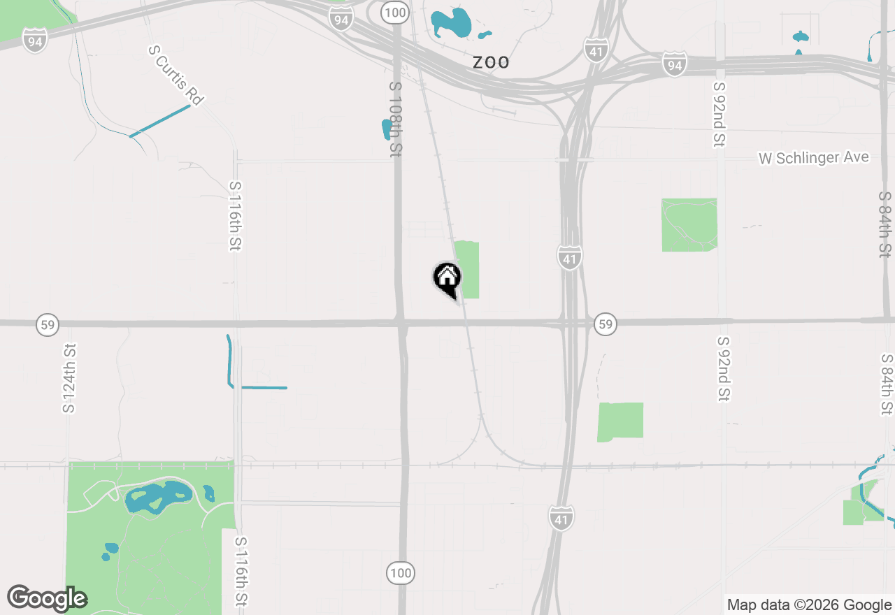 Map of 10533 W Everett Cir, West Allis, WI 53214