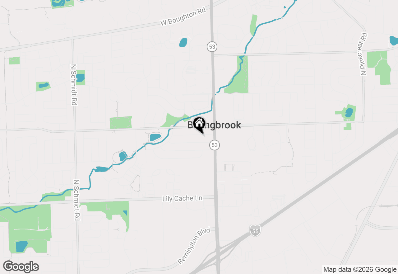 Map of 129 Cypress Drive, Bolingbrook, IL 60440
