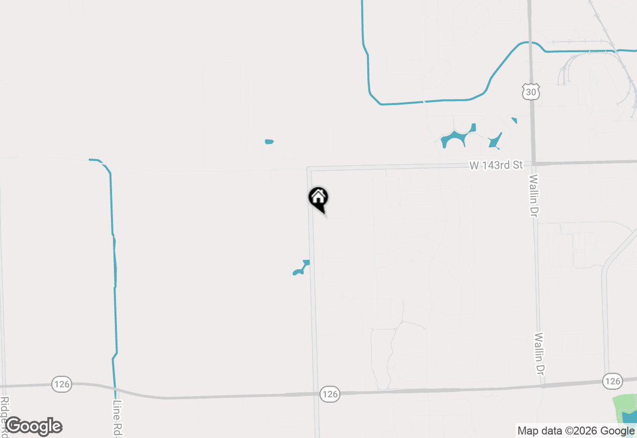Map of 25523 W Alabaster Circle, Plainfield, IL 60544