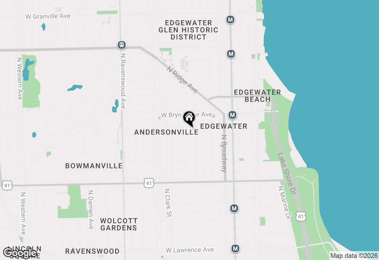 Map of 5500 N Glenwood Avenue #1, Chicago, IL 60640