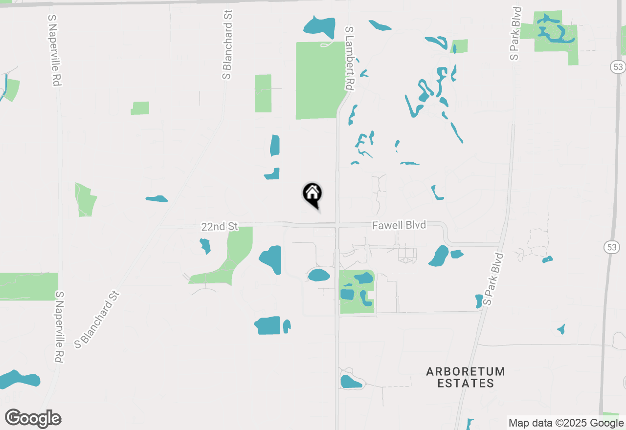 Map of 390 S Kenilworth Avenue, Glen Ellyn, IL 60137