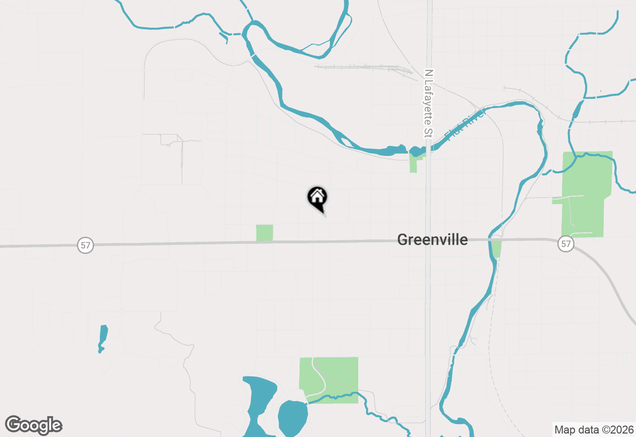 Map of 614 W Cass Street, Greenville, MI 48838