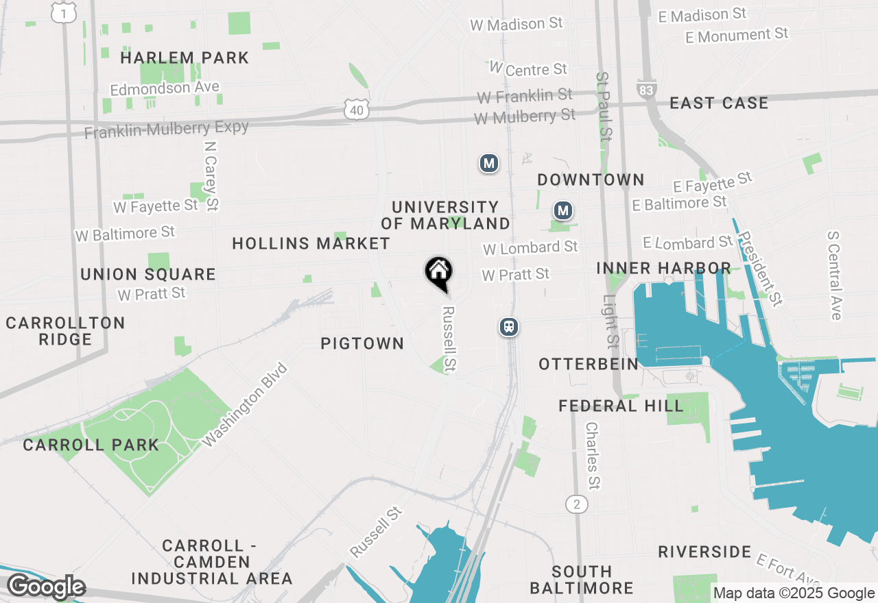 Map of 613 Portland Street #30, Baltimore, MD 21230