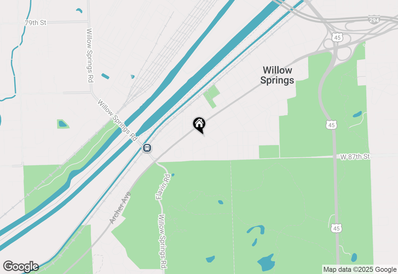 Map of 1310 Vinewood Avenue, Willow Springs, IL 60480