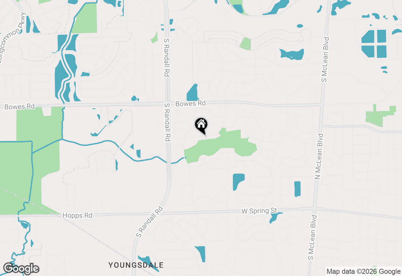 Map of 1117 Annandale Drive, Elgin, IL 60123