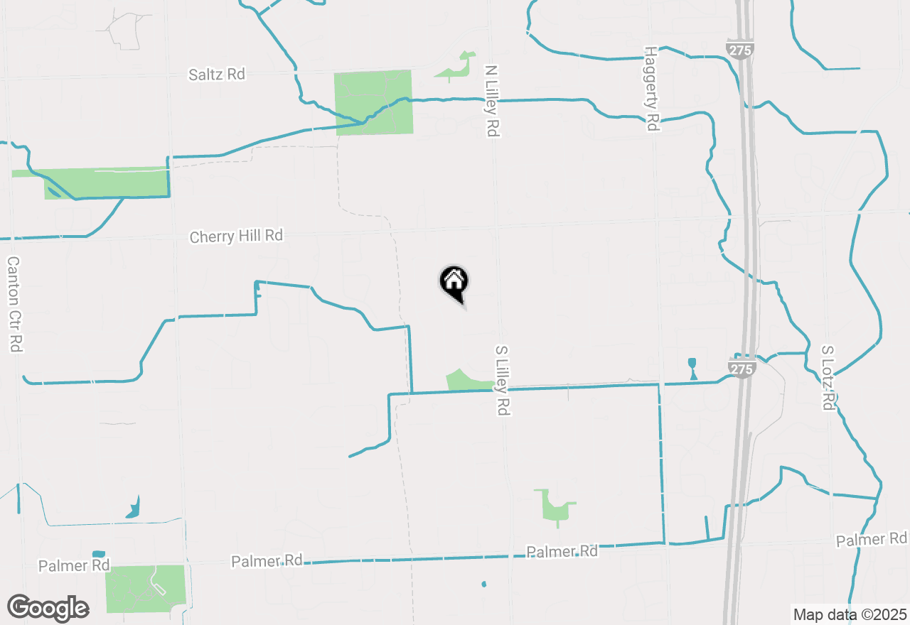 Map of 678 Kings Way, Canton, MI 48188