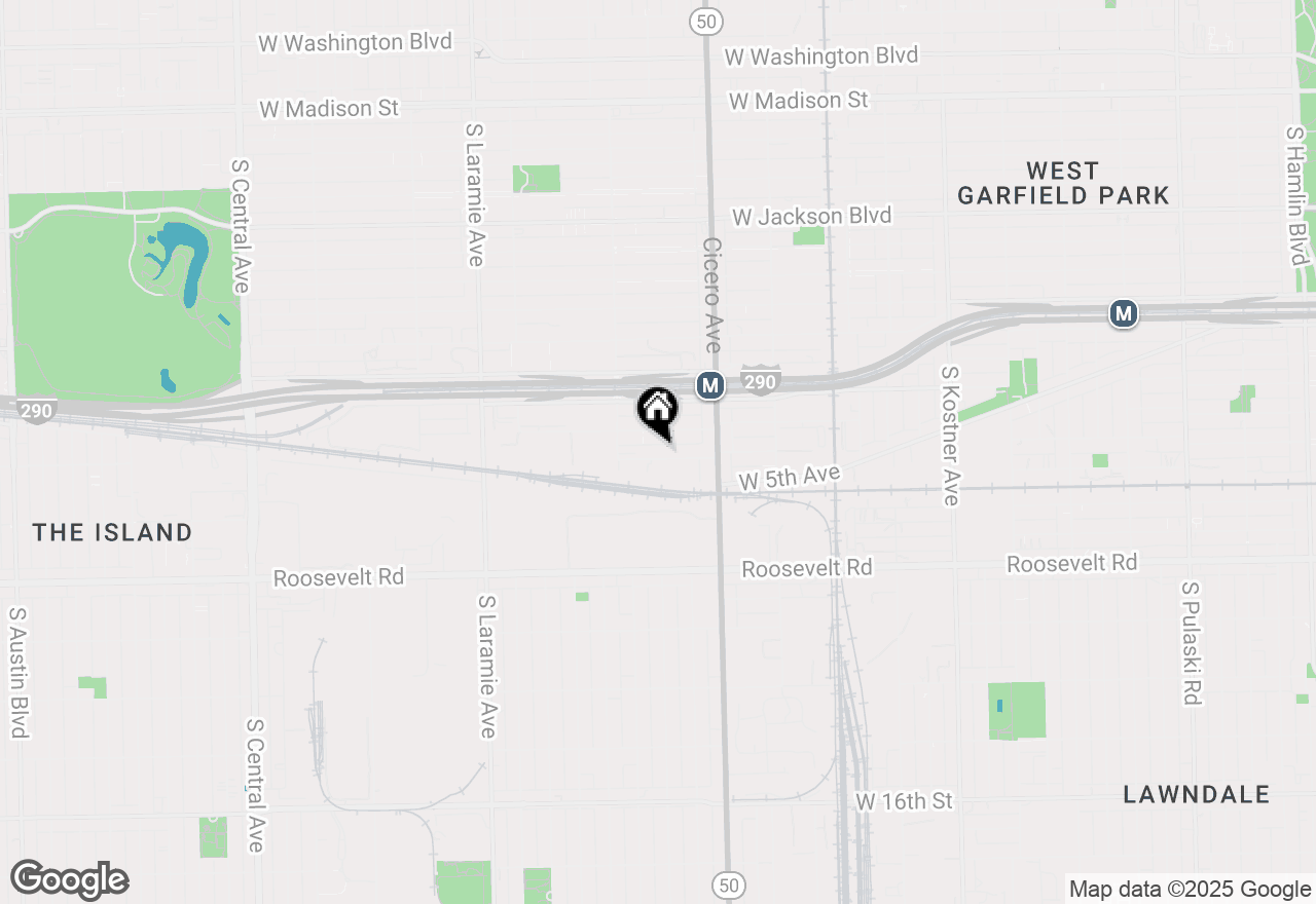 Map of 4906 W Arthington Street, Chicago, IL 60644