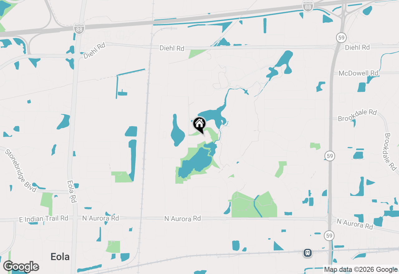 Map of 2540 Golf Ridge Circle #2540, Naperville, IL 60563