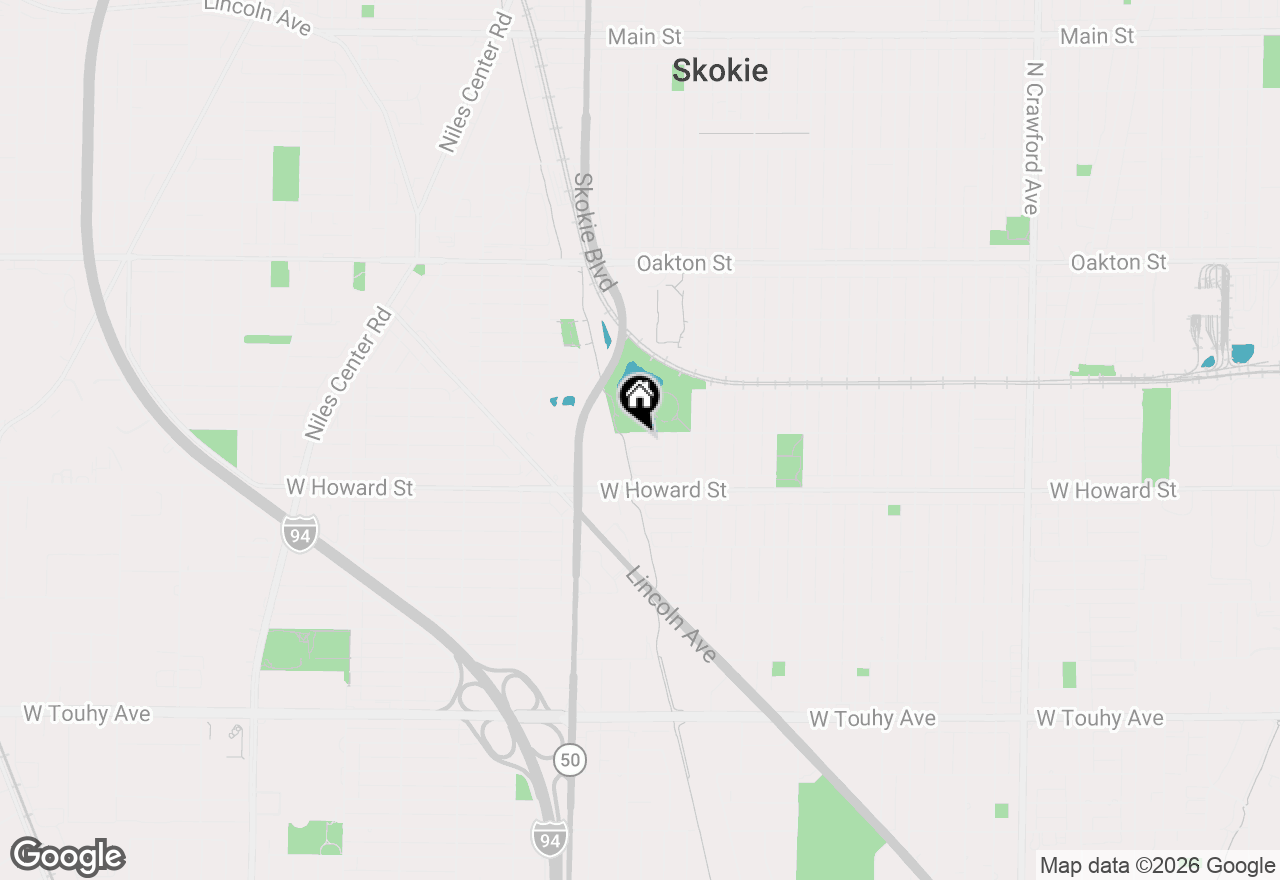 Map of 4661 Brummel Street, Skokie, IL 60076