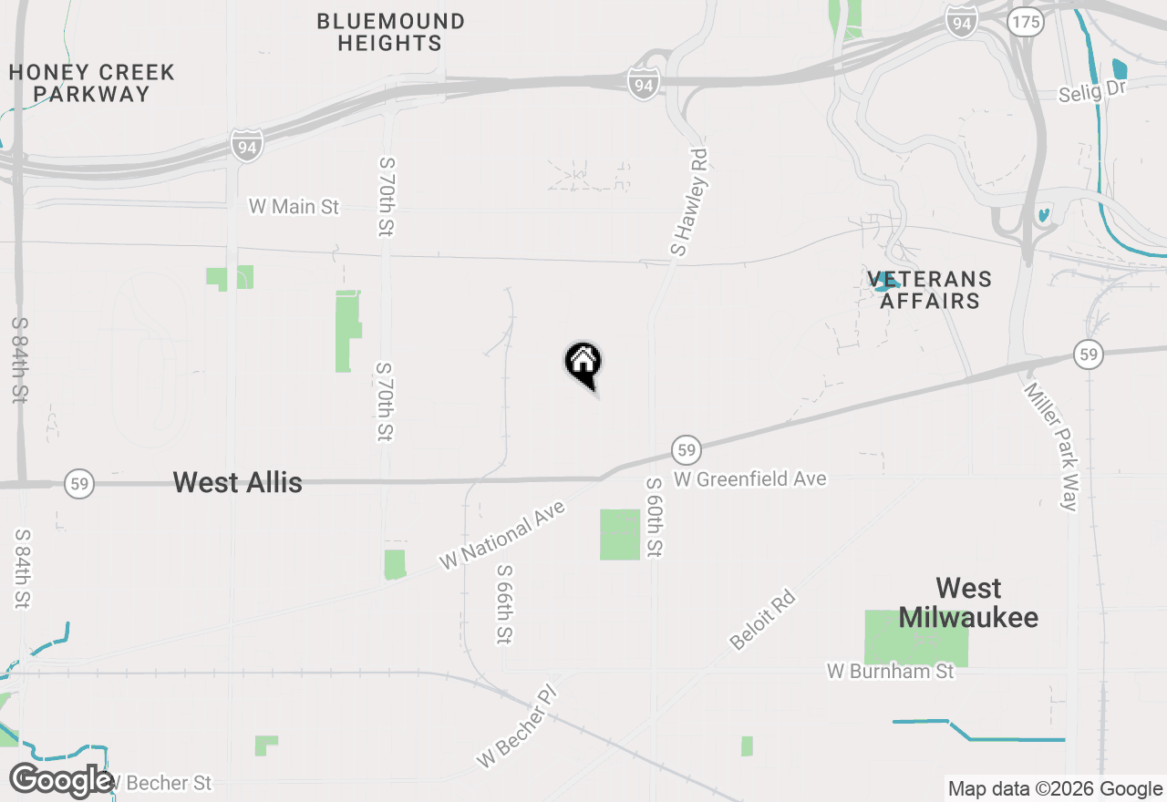 Map of 1120 S 63rd St #LOWER, West Allis, WI 53214