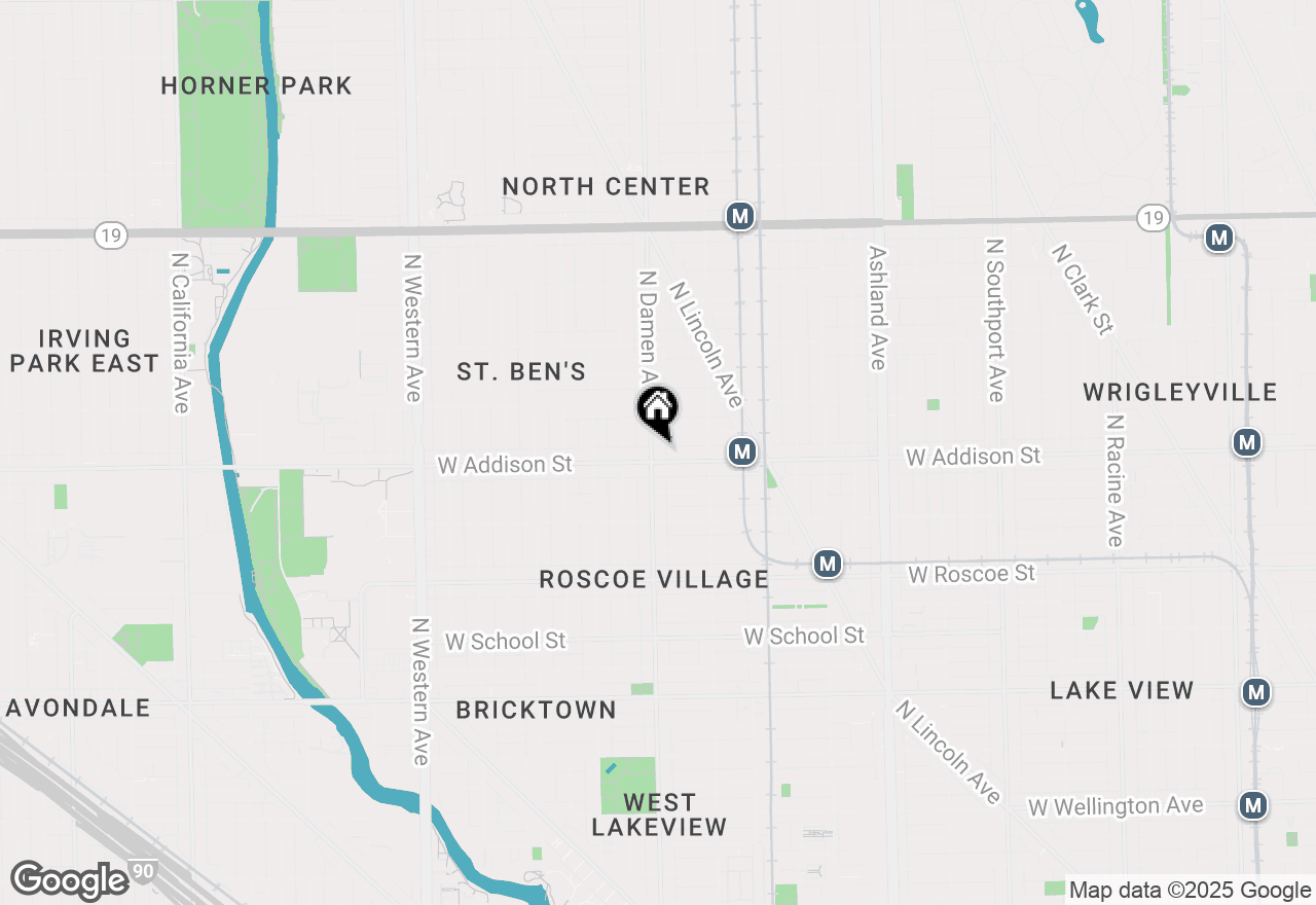 Map of 3607 N Damen Avenue #2, Chicago, IL 60618