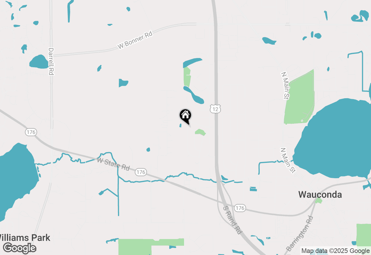 Map of 461 Willow Road, Wauconda, IL 60084