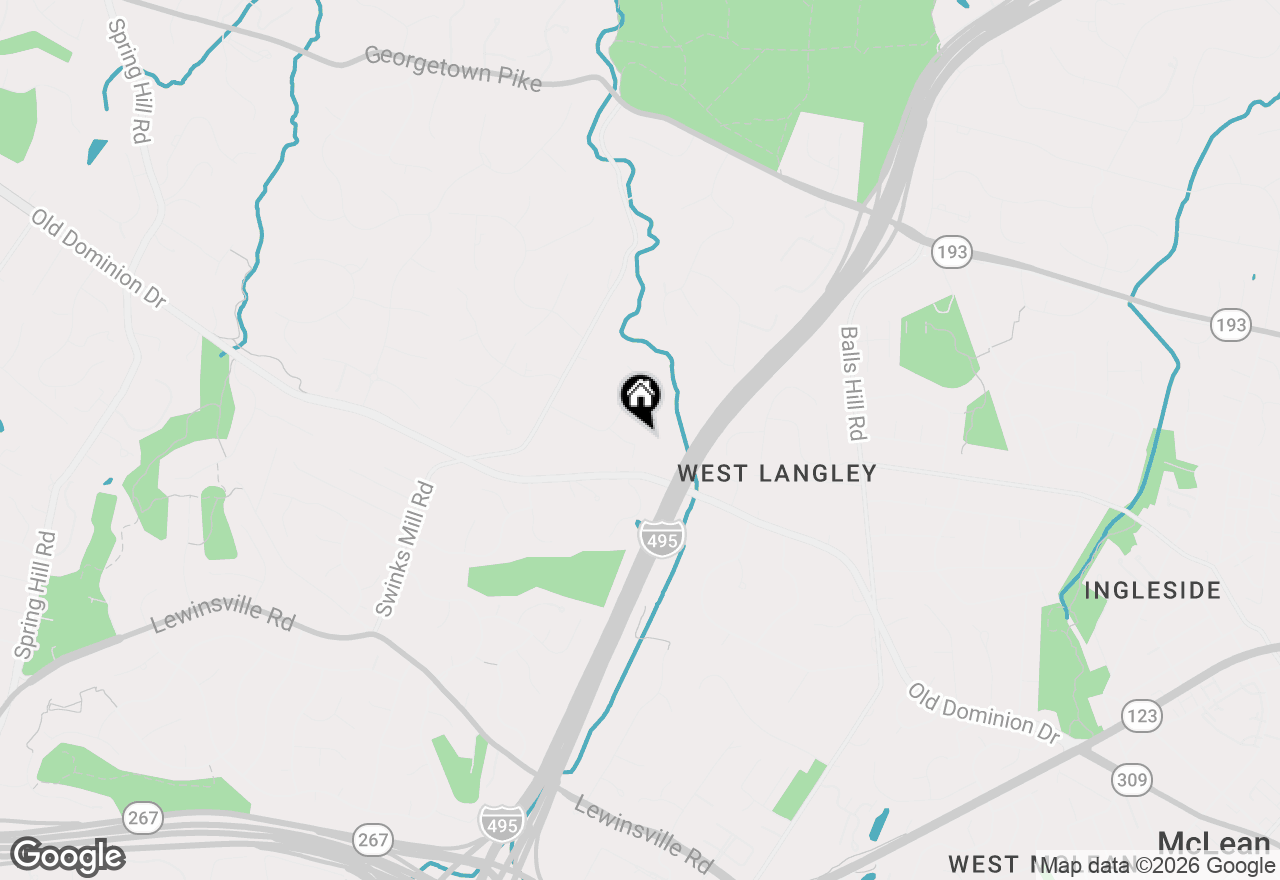 Map of 7504 Blaise Trail, Mclean, VA 22102