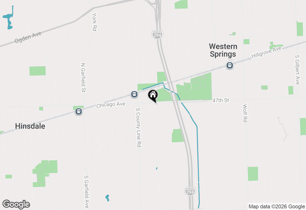 Map of 11 Princeton Road, Hinsdale, IL 60521