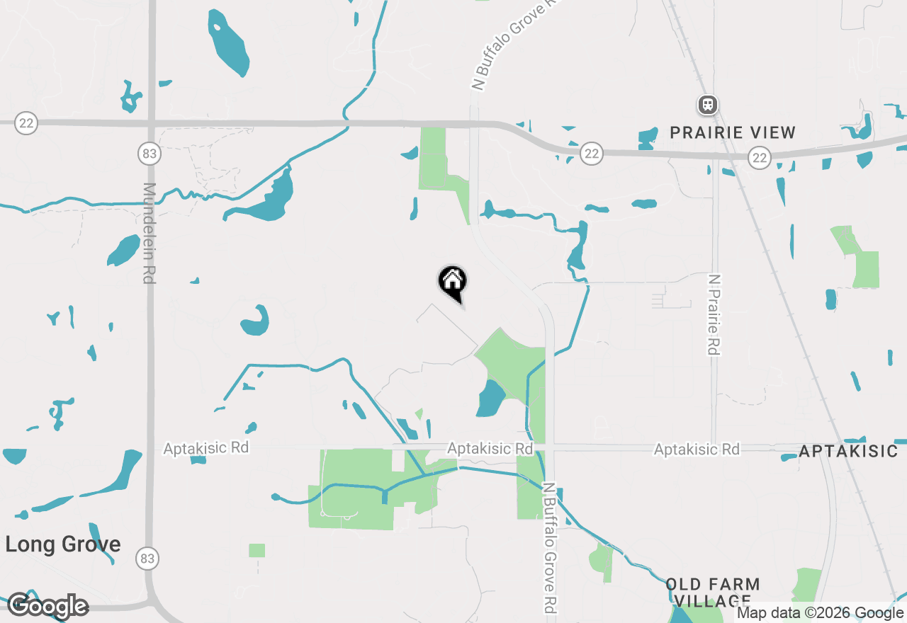 Map of 2116 Birchwood Lane, Buffalo Grove, IL 60089