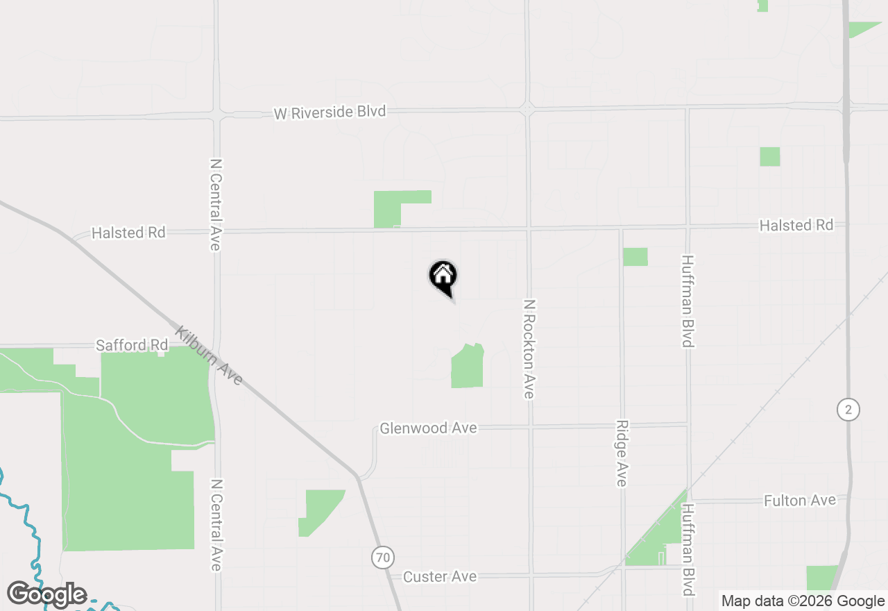 Map of 2916 Cameron Avenue, Rockford, IL 61101