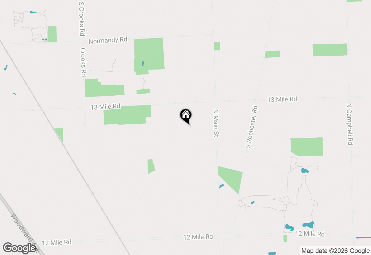 Map of 424 W La Salle Avenue, Royal Oak, MI 48073