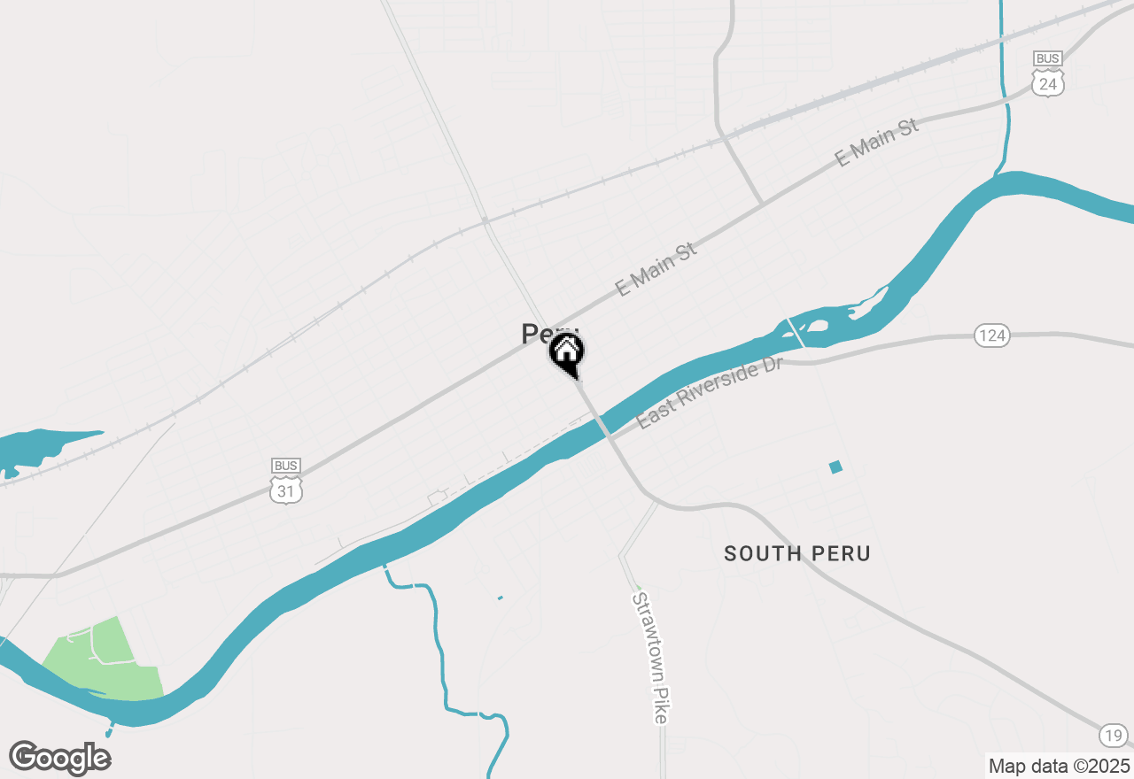 Map of 9 W 2nd Street, Peru, IN 46970