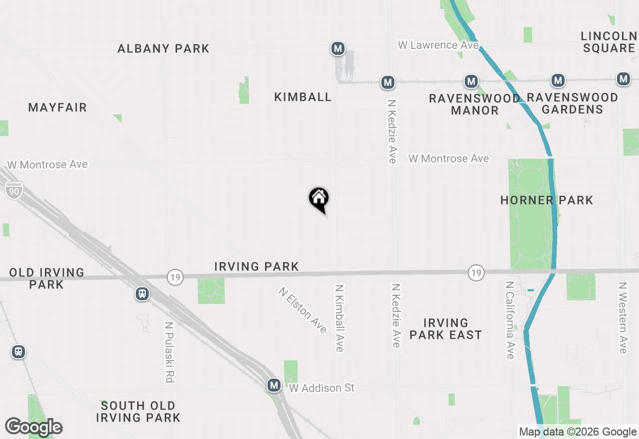 Map of 3435 W Berteau Avenue #1C, Chicago, IL 60618