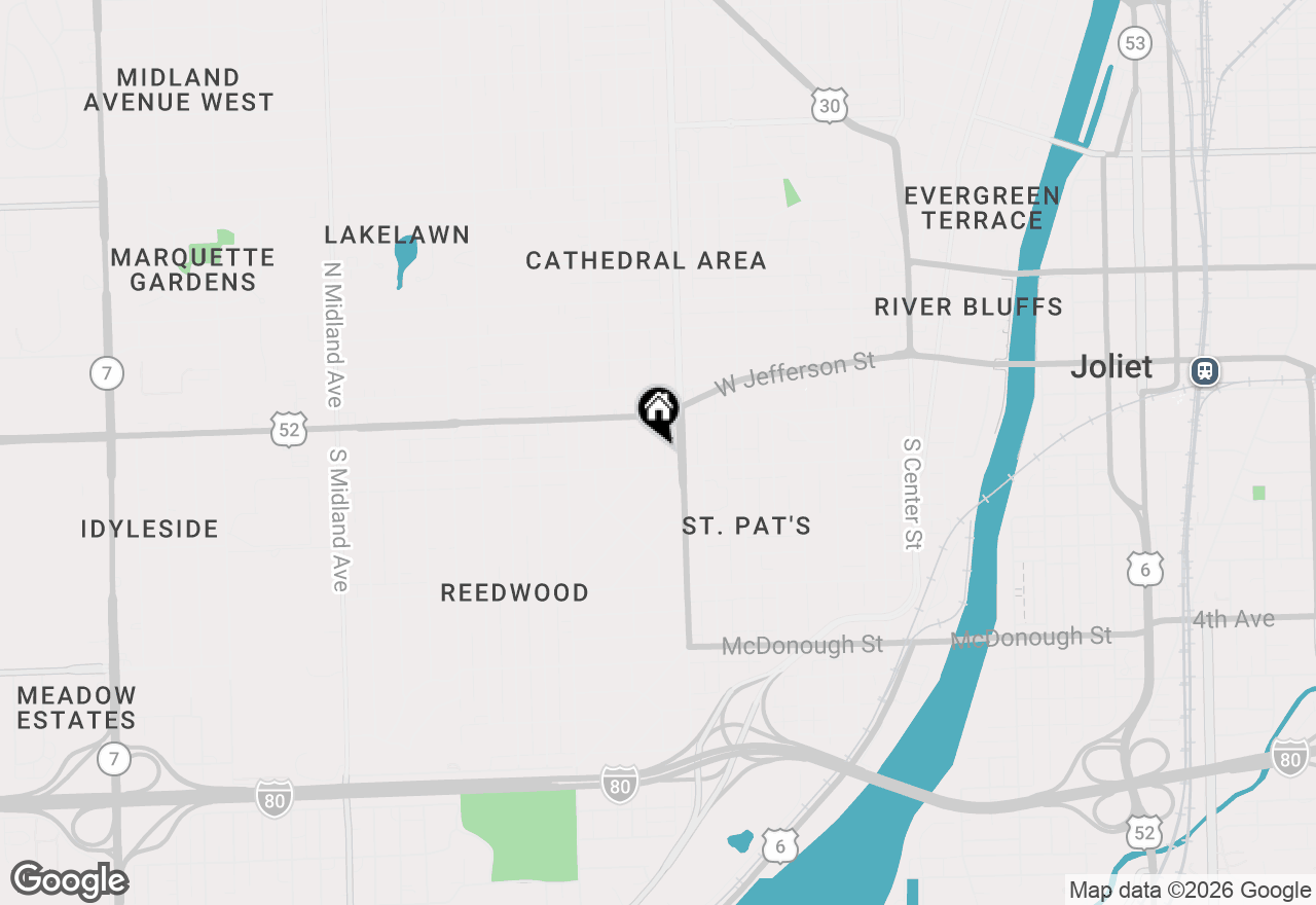 Map of 16 Manor Court, Joliet, IL 60436