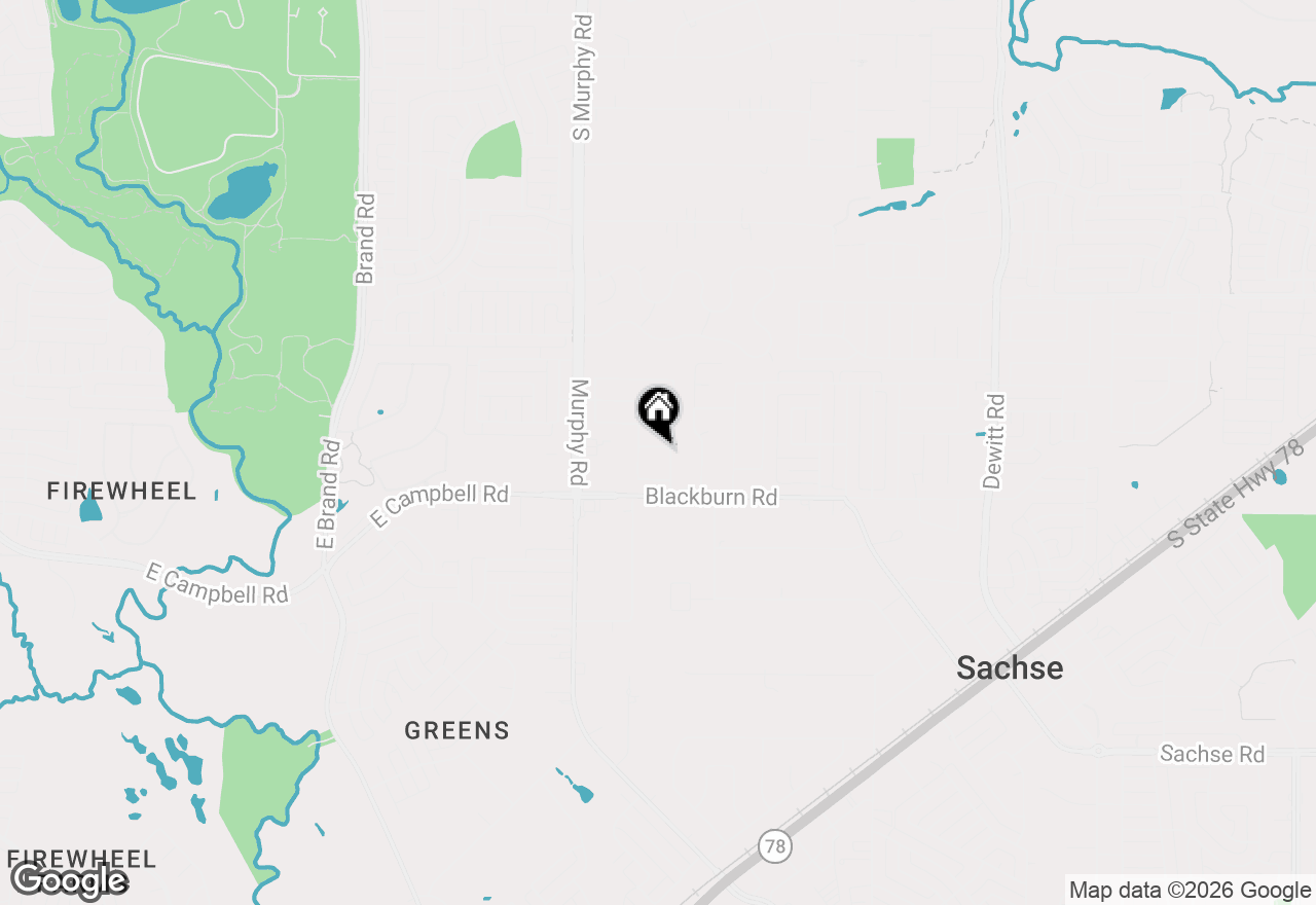 Map of 1412 Sunrise Lane, Sachse, TX 75048