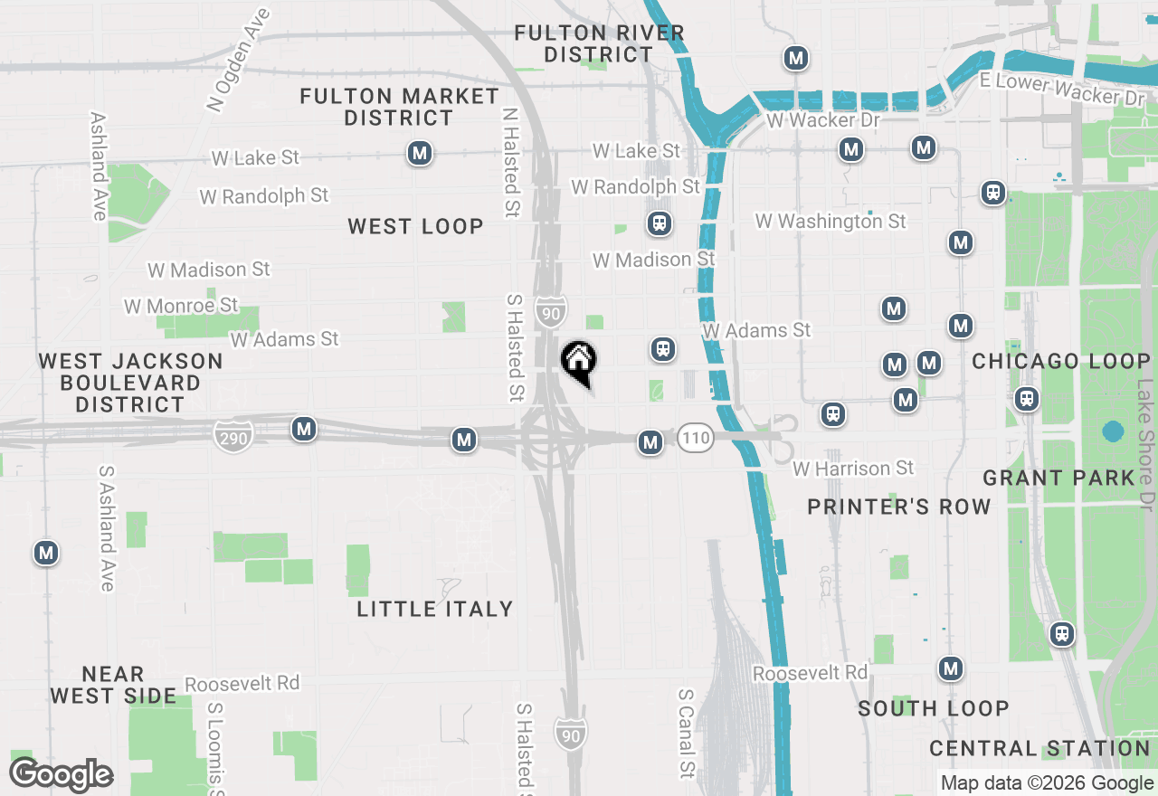 Map of 700 W Van Buren Street #602, Chicago, IL 60607