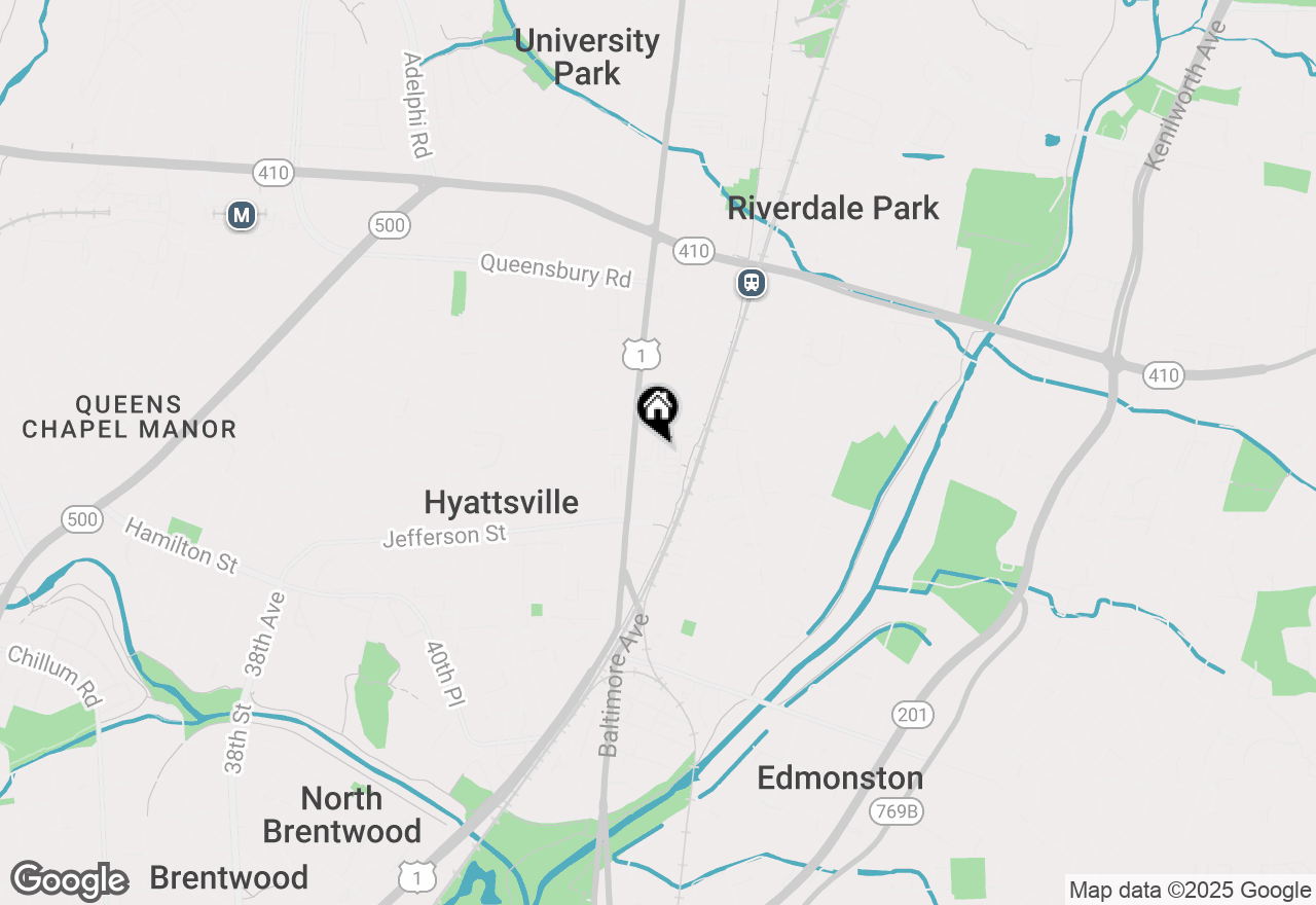 Map of 5722 45th Avenue, Hyattsville, MD 20781