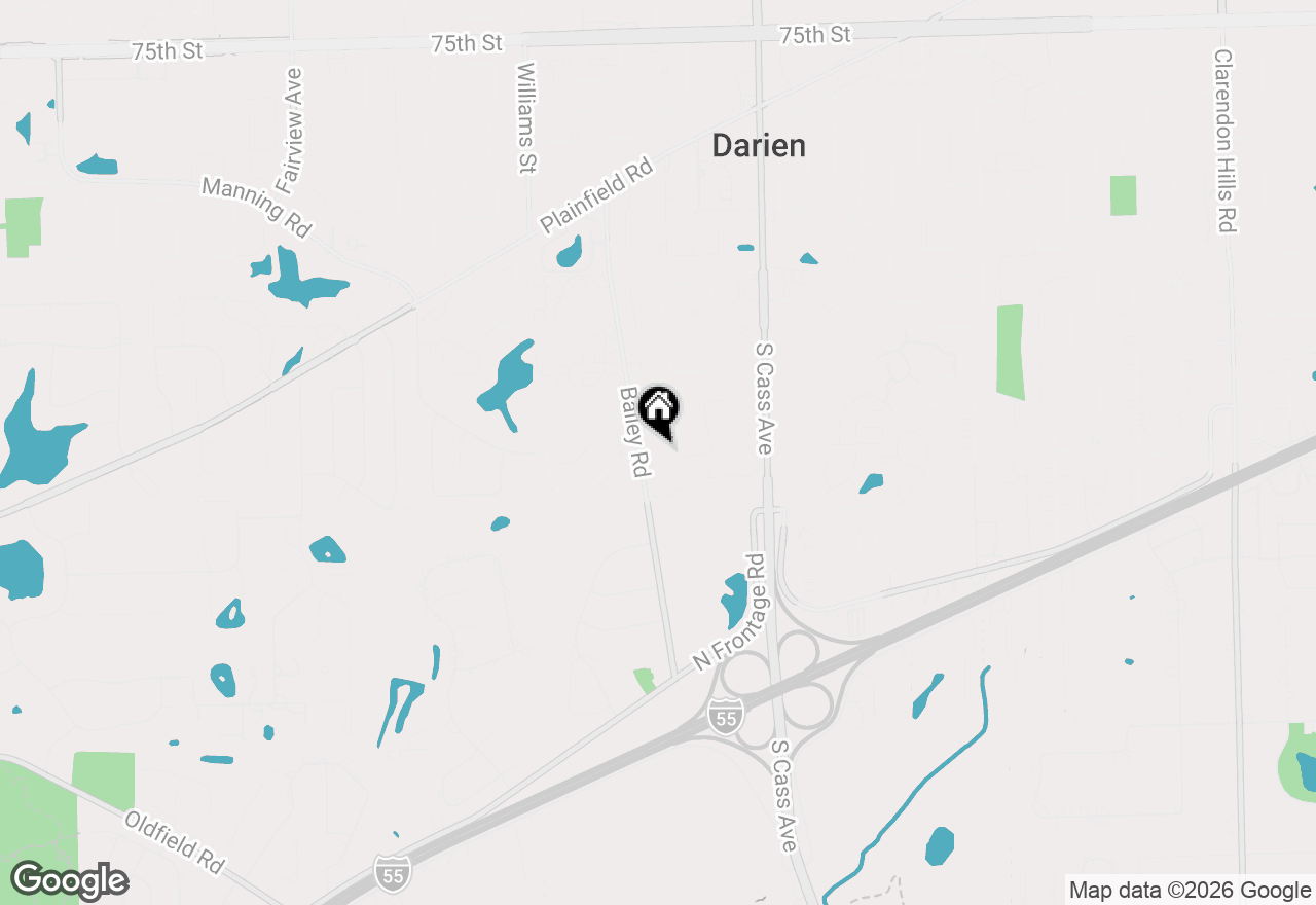 Map of 1376 Chapman Drive, Darien, IL 60561