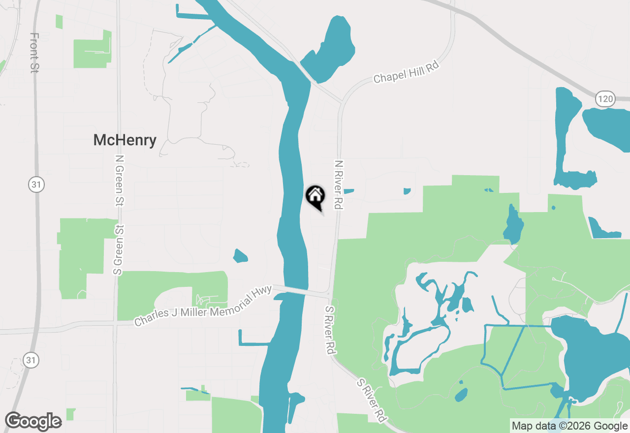 Map of 2622 W Emerald Court, Mchenry, IL 60051