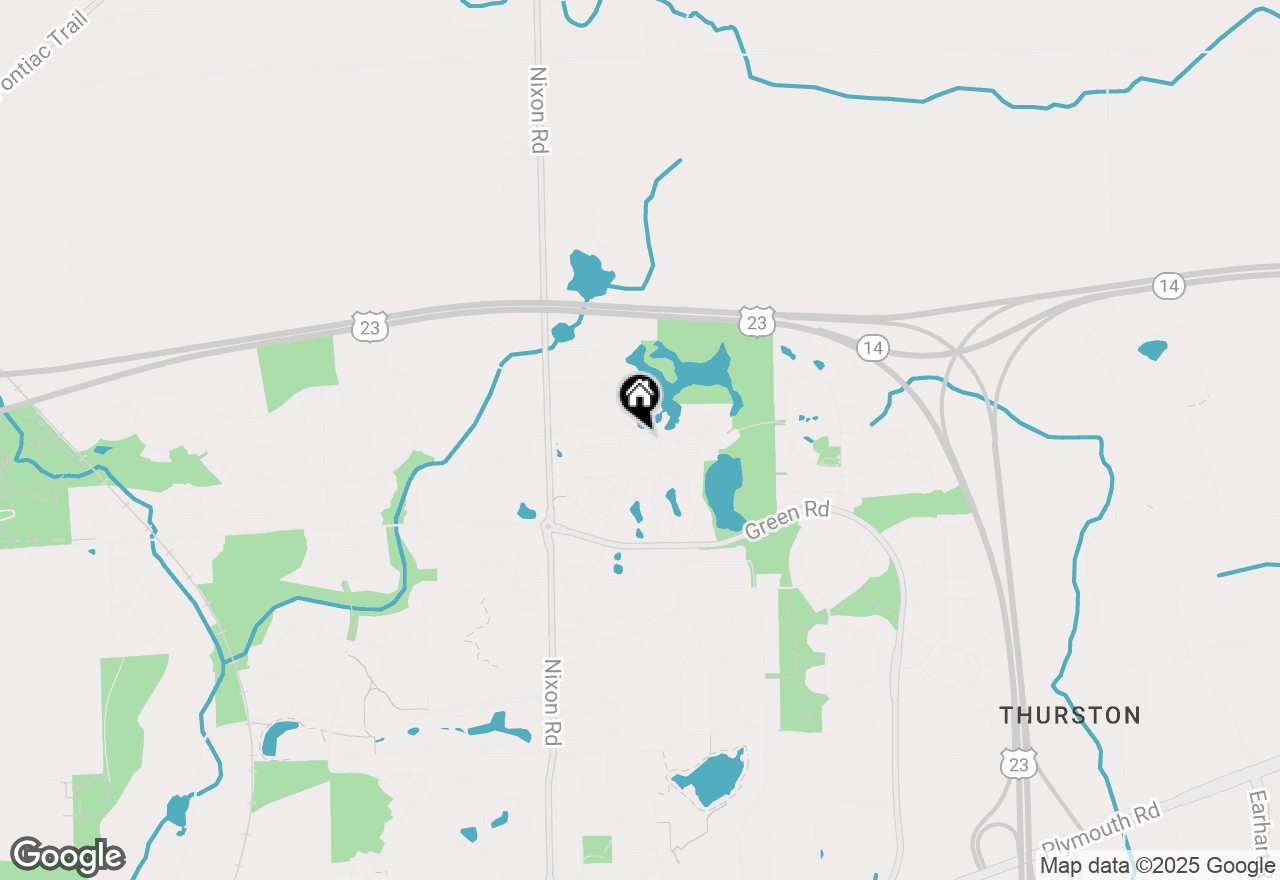 Map of 2912 Barclay Way, Ann Arbor, MI 48105