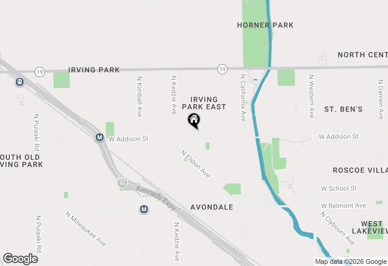 Map of 3617 N Albany Avenue, Chicago, IL 60618