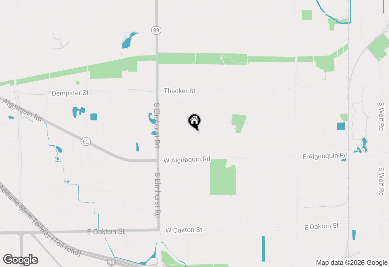 Map of 1022 Arnold Court #B, Des Plaines, IL 60016