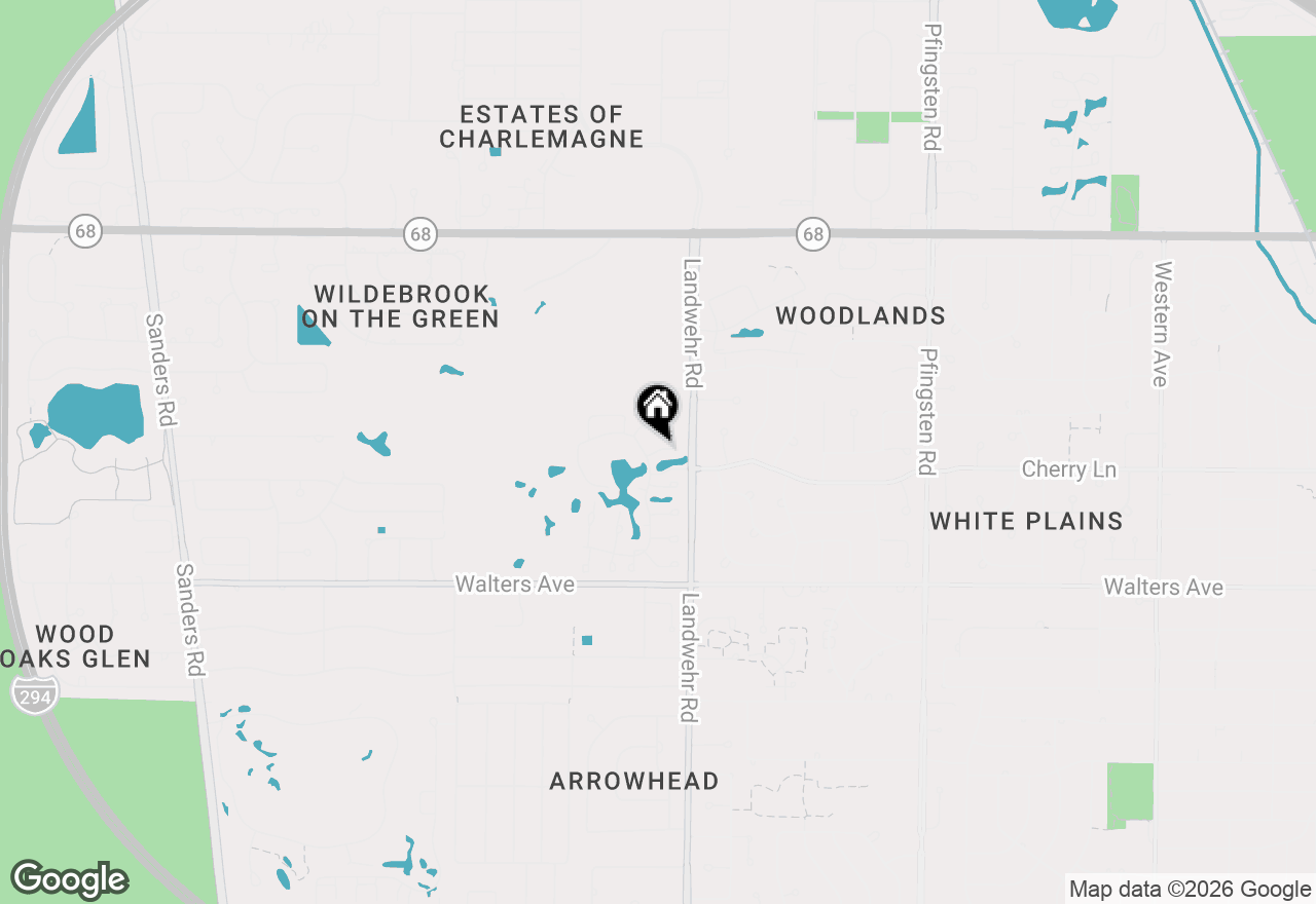 Map of 13 The Court Of Hidden Wells, Northbrook, IL 60062