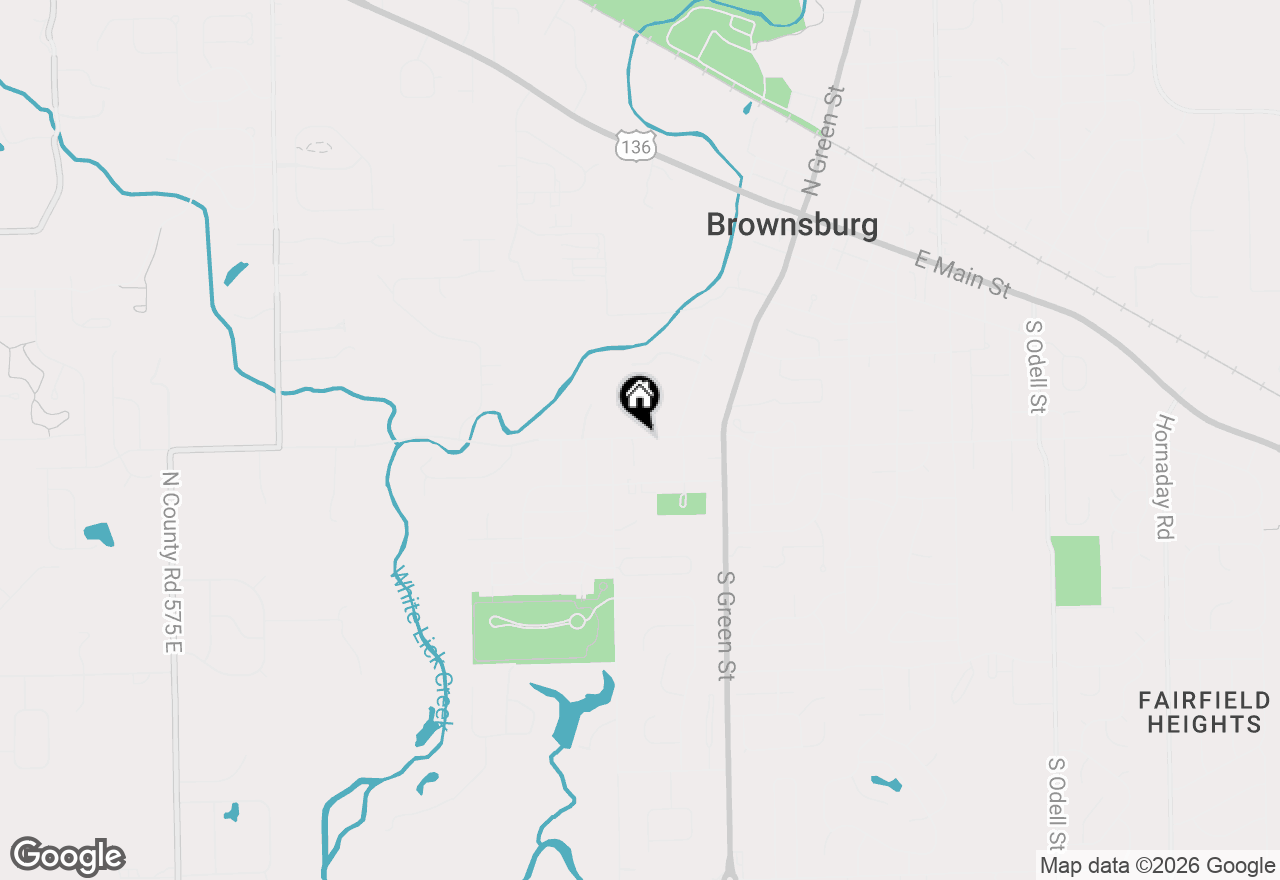 Map of 5464 W Tilden Drive, Brownsburg, IN 46112