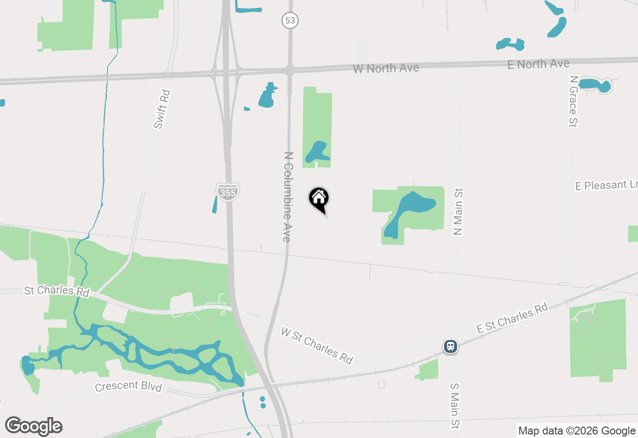 Map of 440 W Meadow Avenue, Lombard, IL 60148