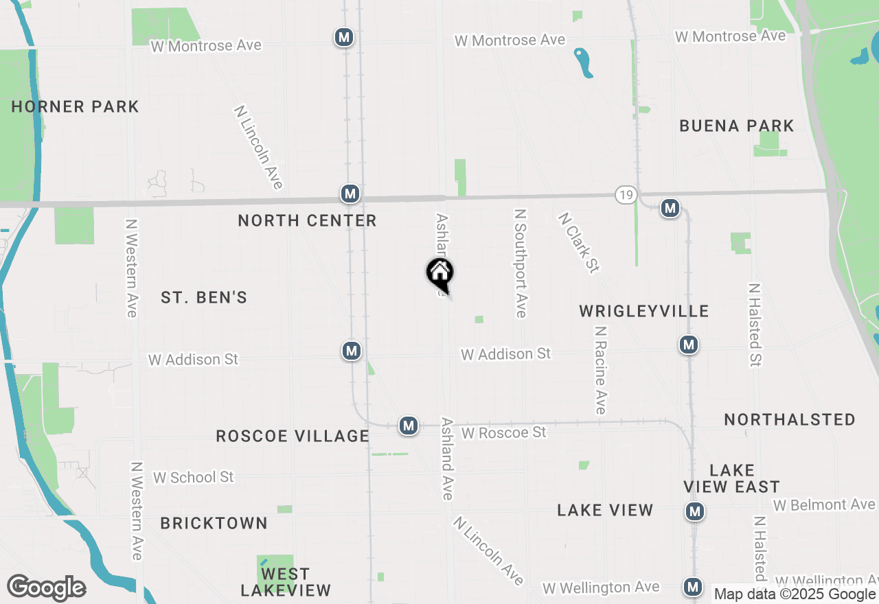 Map of 3720 N Ashland Avenue #401, Chicago, IL 60613