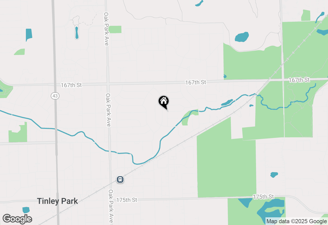 Map of 16901 Forest View Drive, Tinley Park, IL 60477