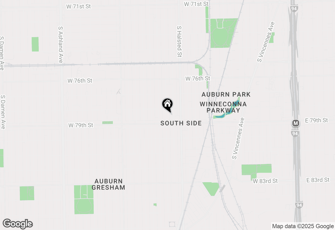 Map of 7827 S Peoria Street, Chicago, IL 60620