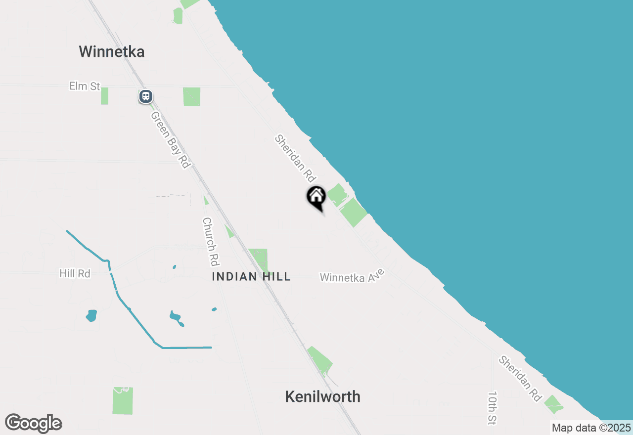 Map of 350 Elder Lane, Winnetka, IL 60093