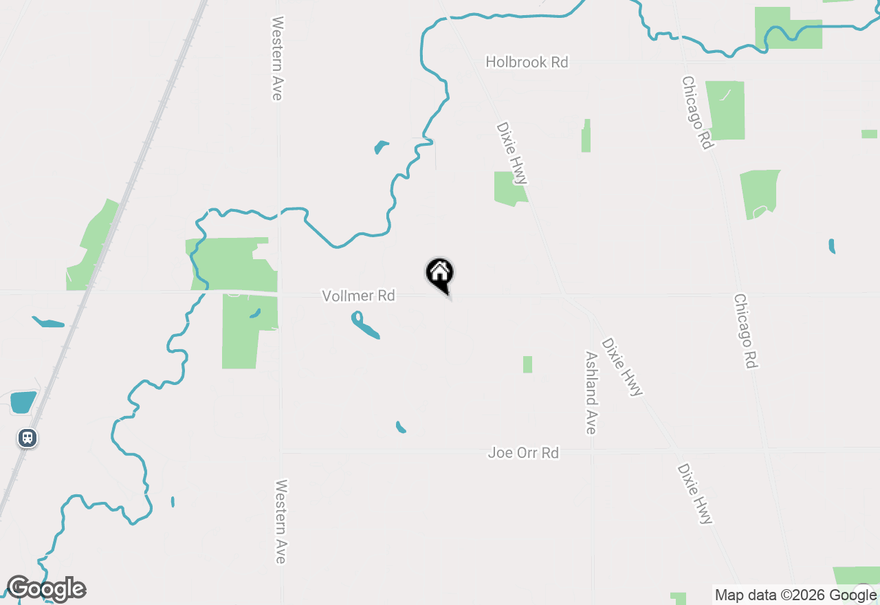Map of 202 Roberts Cove Drive, Flossmoor, IL 60422