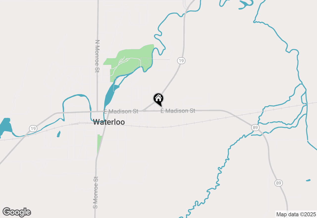 Map of 917 E Madison Street, Waterloo, WI 53594