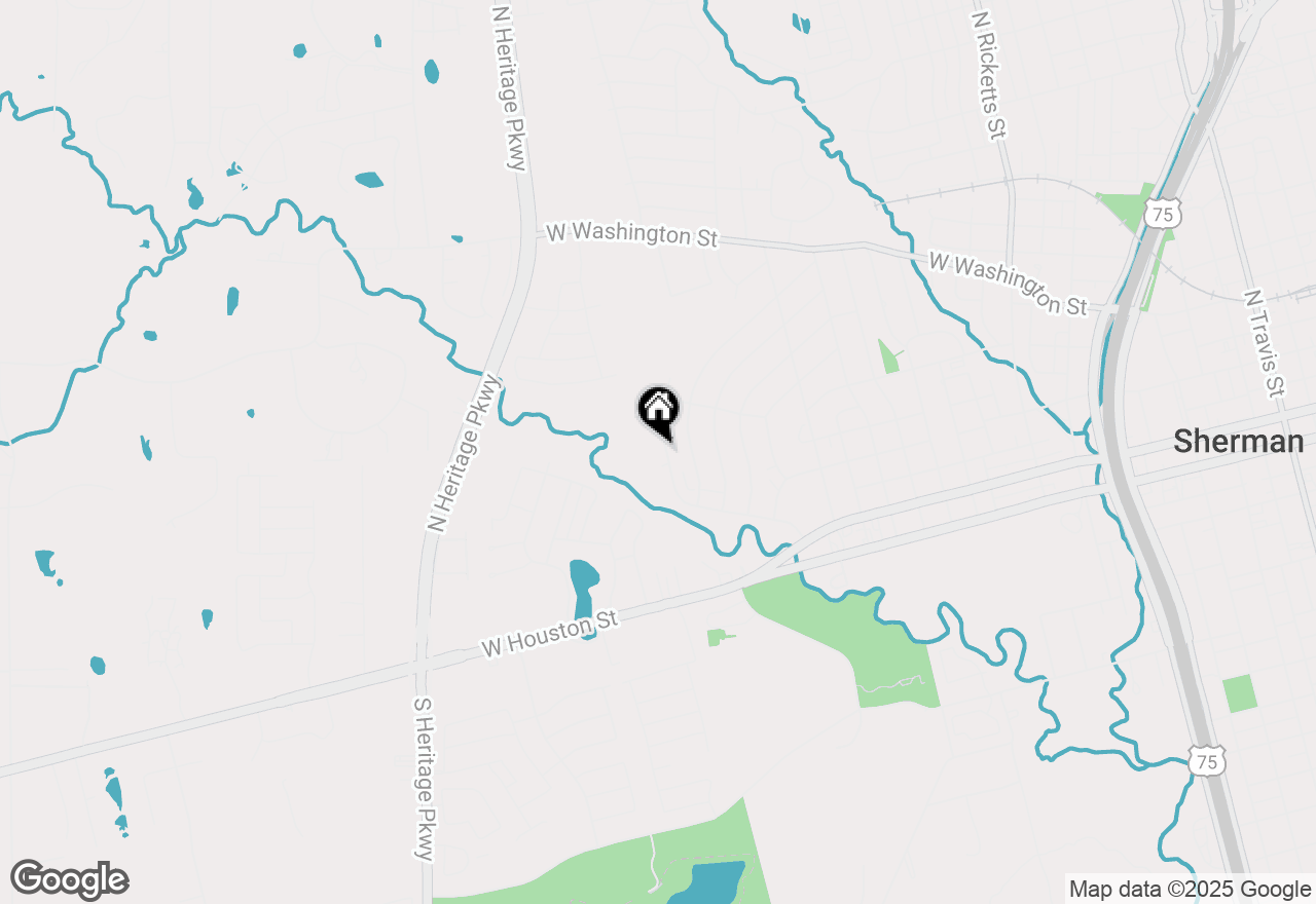 Map of 1730 Archer Drive, Sherman, TX 75092