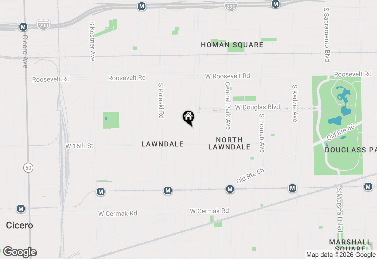 Map of 1507 S Avers Avenue, Chicago, IL 60623